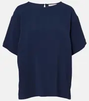 [Asceno] Asceno Talia crêpe t-shirt AU 14 blue