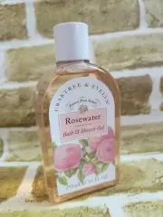 CRABTREE & EVELYN CLASSIC ROSEWATER BATH & SHOWER GEL~8.5oz BOTTLE~