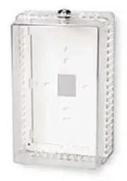 Tempro TP04CL Plastic Thermostat Guard Wall Mount - Clear Plastic - Large