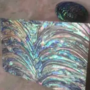 2Pcs NZ Paua Abalone Shell Laminate Sheet for Wood Inlay Crafts Home Decoration