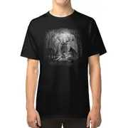 Fox Wolf Deer and Forest Cello Music T-shirt