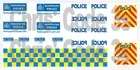 Code 3 Adhesive Vinyl Decal Suit Oxford Diecast 1/76 van - Metropolitan Police
