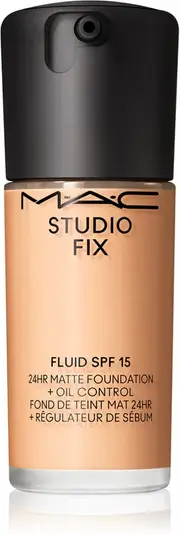 [Mac cosmetics] Mac Studio Fix Fluid SPF 15 - Mattifying Makeup 30ml NC18