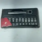 Snap-on 110RTSM 1/4 Low Profile Ratchet Socket Set New Sealed
