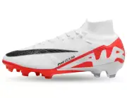 Nike Zoom Superfly 9 Elite FG White/Red Mens US 5-12 Football Soccer Boots New✅