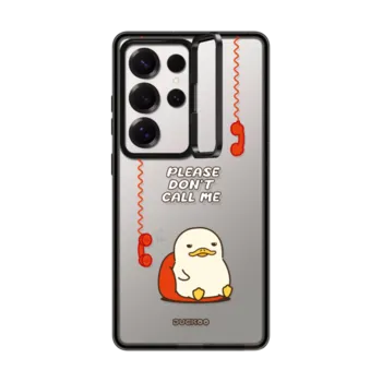 Galaxy S25 Ultra Impact Ring Stand Case DON'T CALL DUCKOO
