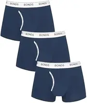 [Generic] 12 X Mens Bonds Guyfront Trunks Underwear Undies Navy/White XL