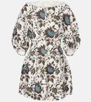 [Faithfull] Faithfull Lowen linen minidress AU 10 multicoloured