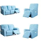 1 2 3 Seater Geometric Recliner Sofa Cover Split Elastic Sofa Slipcover Stretch