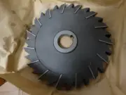 F&D HSS Staggered Tooth Side Mill Cutter - 9" Dia x 5/8" Wide x 1-1/2" Hole
