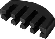 uxcell Violin Mute, Rubber 1/2 3/4 4/4 Practice Violin Mute Full Size, Violin Silence Claw Style for Musical String Instrument Accessories, Black