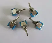 5x SPDT Guitar Mini Toggle Switch 3- Position ON-OFF-ON 3 PIN Car/Boat Switches