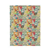 Retro 101 Dalmatians Velveteen Plush Blanket