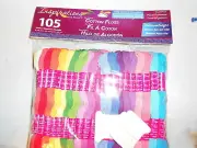 Inspirations Cotton Floss 105 Skeins (new) RAINBOW DELIGHT (6 strand)