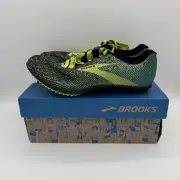 Brooks Men’s Mach 19 Spikeless Cross Country Running Spikes Green Size 6.5 / B25