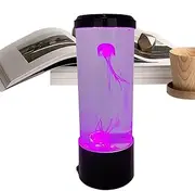 USB Jellyfish Lamp,LED 7 Color Changing Night Light USB Jellyfish Lamp | Small Mood Light Aquarium Electric Light Lamp for Living Room & Bedroom