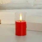 Durable Led Flameless Candles Pp Material Elegant Set for Home Restaurant Decor