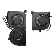 New For MSI GS75 Stealth P75 Creator MS-17G1 MS-17G2 CPU & GPU Cooling Fan 5V US