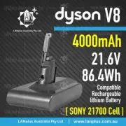 Dyson V8 battery 4000mAh 21.6V Dyson battery Absolute Animal Fluffy Sony VTC6A