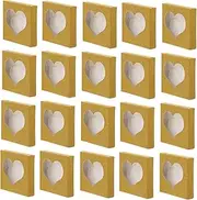 EPIGEIST 50pcs Glitter False Eyelash Box Stylish Eyelash Storage Container with Design for Easy Organization and Distinction for Makeup Lovers and Beauty Enthusiasts