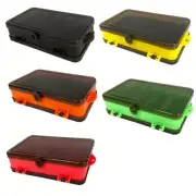 5 Compartments Fishing Lure Box Double Sided Organizers Box Fly Lures Container