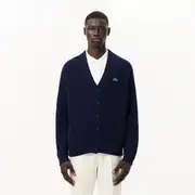 Relaxed Fit Wool Cardigan