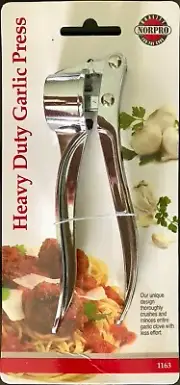 **6" x 2" x1" NORPRO heavy duty garlic press ginger crushes minces