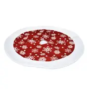 101CM Christmas Tree Skirt Base Faux Fur Xmas Floor Mat Party Ornaments Decor