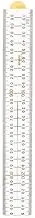 Crescent Lufkin 4 Fold Bevelled Edge Folding Ruler, 1 Meter Size, Yellow
