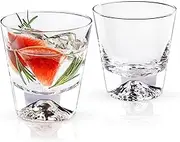 Wilmax Whisky Glasses Set of 2 | 250 ml | Whiskey Glass | Whiskey Glasses | Tumbler Glass | Whisky Glasses | Drinking Glasses | Gifts for Men | Wiskey Glasses Set | Cocktail Glasses