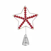 Jute Star Christmas Tree Topper, Home Decor, 1 Piece