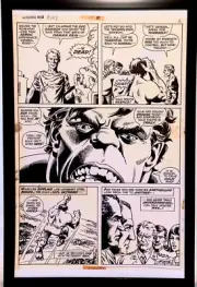 Incredible Hulk #147 pg. 10 Herb Trimpe 11x17 FRAMED Original Art Print Poster