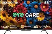 SKYWORTH G4F 65" - QLED+ 4K Smart TV, Gen 5 Quantum Dot, 120Hz Refresh Rate, AI-Powered Picture, Dolby-Like DBX-tv Audio, Voice Control, Screen Casting, HDR, Eco-Friendly Design