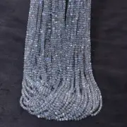 Natural Labradorite Round Faceted Loose Beads,5mm,20 Inches,