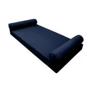 |SLIPCOVER ONLY|S5 Daybed Mattress Bolster Pillow Covers Pipe Trim Full AD101