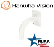 Hanwha Techwin SBP-300WMW Camera Gooseneck wall mount White Security Accessory
