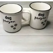 Clay art Mug 12oz camper dog person krog