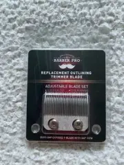 Barber Pro Replacement Outlining Trimmer Adjustable Blade Set Zero-Gap Exposed