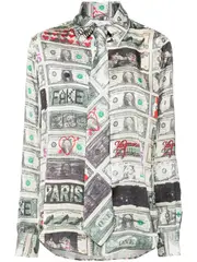 [VAQUERA] Women Button Down And Tie Doll Top