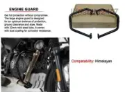 Royal Enfield Himalayan Bike 411cc Engine Guard Black