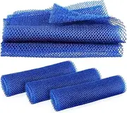 Mobestech African Sponge Bath Loofah Exfoliating Body Net Skin Smoother Quick Dry 4 Pieces Set
