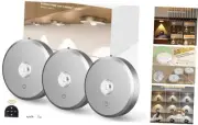 Puck Lights Cordless with Remote Control, 2200mAh Rechargeable Under Counter