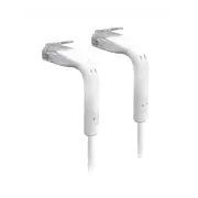 Unifi White 100Mm Patch Cable With Both End Bendable Rj45 50 Pack