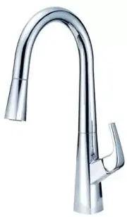 Gerber Vaughn Single Handle Pull-Down Kitchen Faucet 1.75gpm Chrome D454419