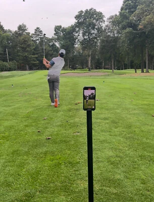 DIY Magsafe Turf Spike Monopod for golf swing recording camera mount for golf