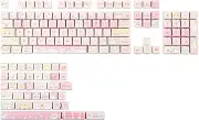 KiiBoom x Maorbeng Meow Meow Squad Keycaps Set, Dye-Sublimation PBT, Mao Profile, 142 Keys Custom Keycaps for ANSI Layout, MX Switches Mechanical Gaming Keyboard