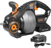 DOMINOX Electric Drain Auger with 25FT Plumbing Snakes, Snake Drain Clog Remover