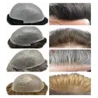 UltraThin Skin Mens Toupee Hair Replacement Hairpieces PU System Wig 0.04MM