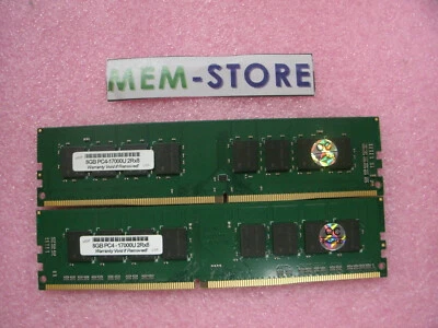 16GB 2x 8GB DDR4-2133 PC4-17000 UDIMM RAM Dell Desktop PC Intel 6th Gen i7-6700
