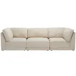 [James Lane] Amelia Modular Sofa Isla Sea Pearl - 3 Piece